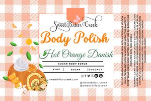 Hot Orange Danish Body Polish