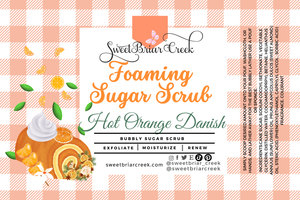 Hot Orange Danish Whipped Sugar Scrub