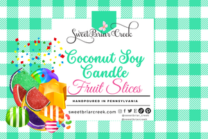 Fruit Slices Coconut Soy Candle