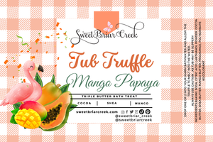 Mango Papaya Bath Butter Tub Truffles