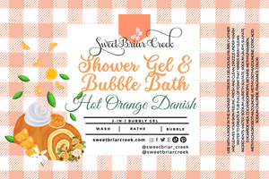 Hot Orange Danish Body Wash + Bubble Bath