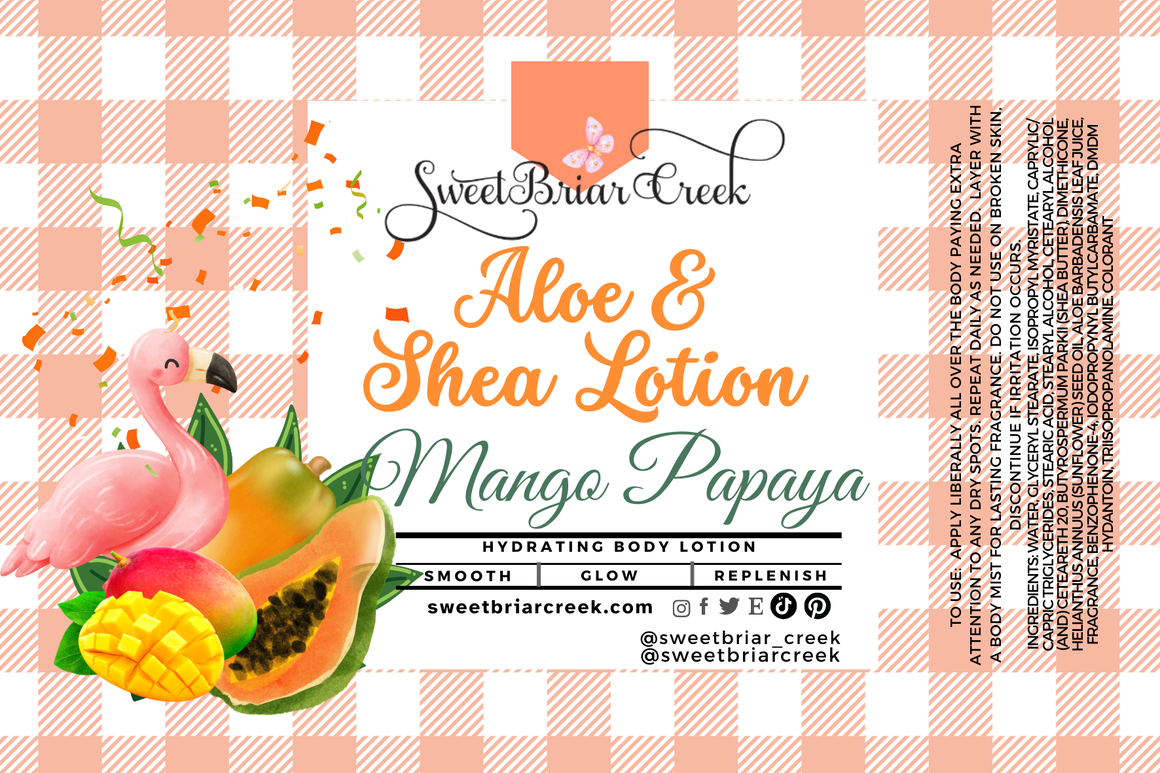 Mango Papaya Shea & Aloe Body Lotion