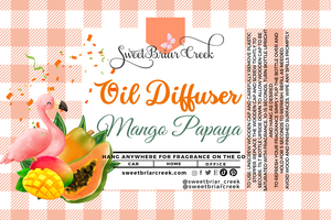 Mango Papaya Hanging Car Diffuser & Refills