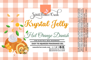 Hot Orange Danish Krystal Jelly Squeeze for wax warmers