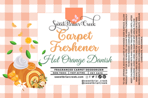 Hot Orange Danish Carpet Freshener Powder