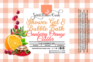 Cranberry Orange Cobbler  Body Wash + Bubble Bath