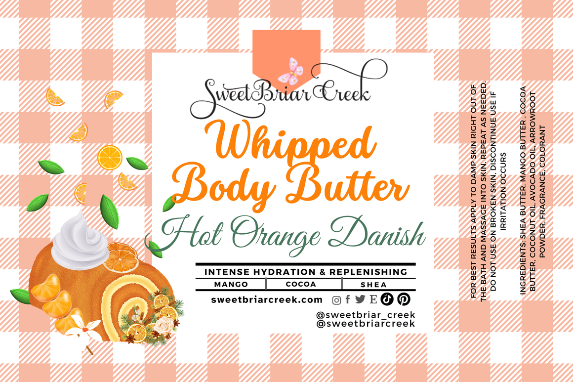 Hot Orange Danish Whipped Body Butter