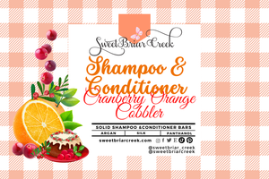 Cranberry Orange Cobbler Shampoo & Conditioner Bars