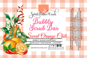 Sweet Orange Chili Bubbly Scrub Body Bars