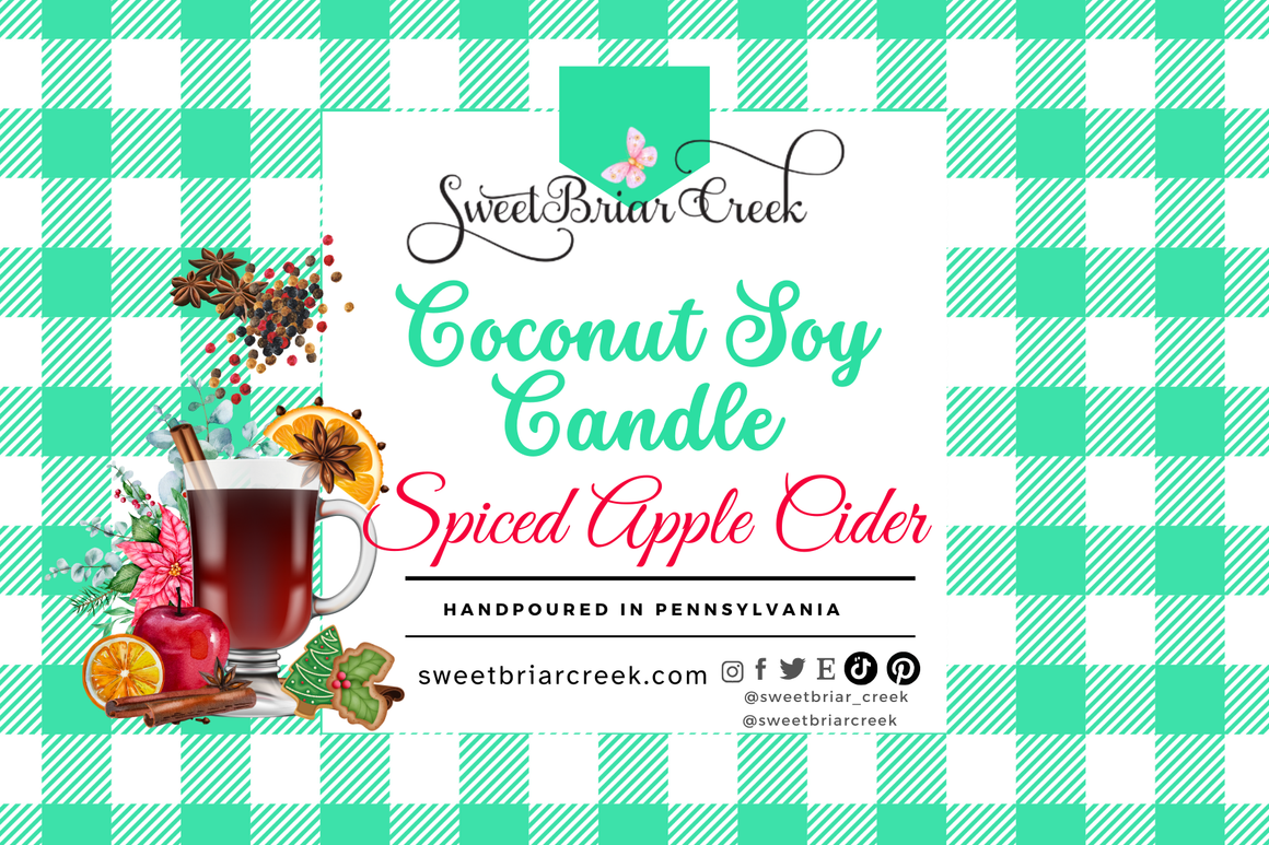 Spiced Apple Cider Coconut Soy Candle