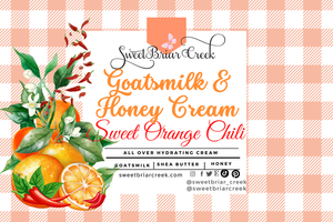 Sweet Orange Chili Goat Milk & Honey Body Creme
