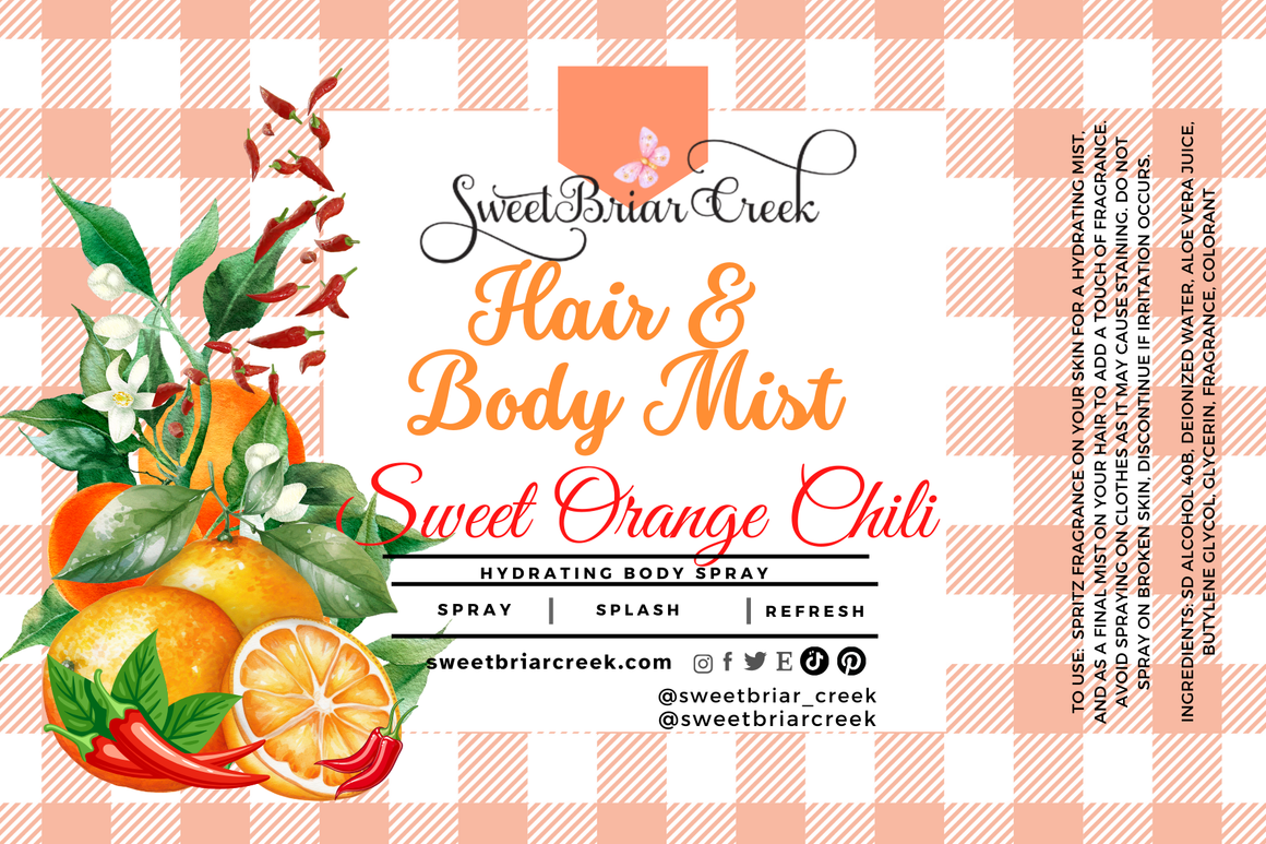 Sweet Orange Chili Hair & Body Mist