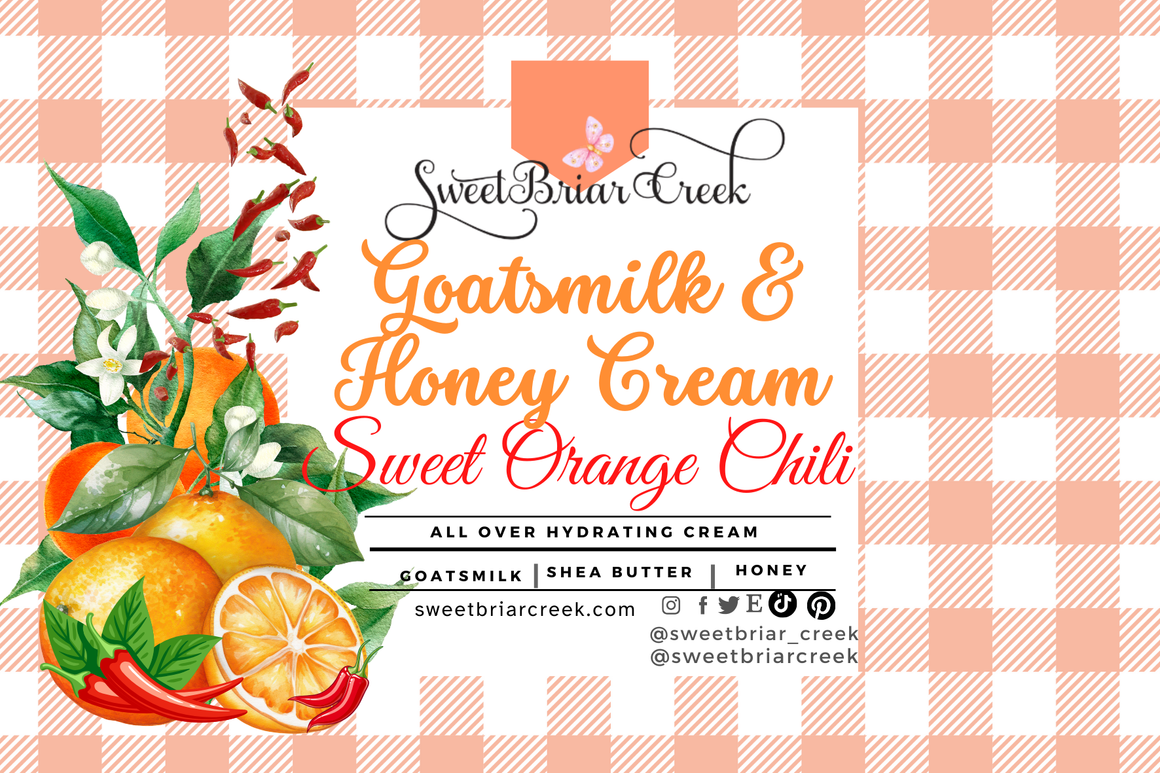 Sweet Orange Chili Goat Milk & Honey Body Creme