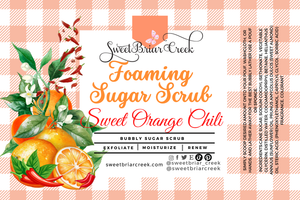 Sweet Orange Chili Whipped Sugar Scrub