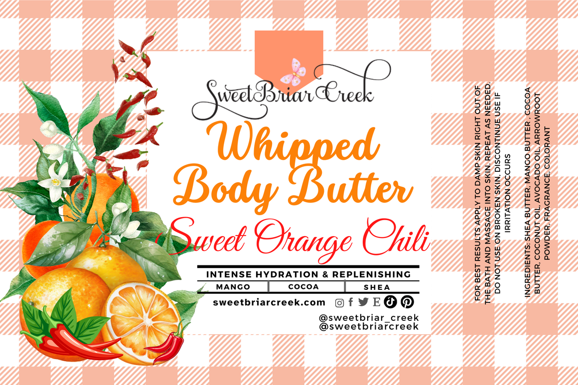 Sweet Orange Chili Whipped Body Butter