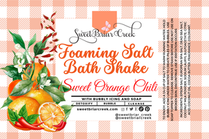 Sweet Orange Chili Foaming Salt Bath Shake