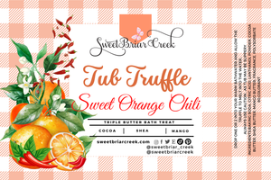 Sweet Orange Chili Bath Butter Tub Truffles