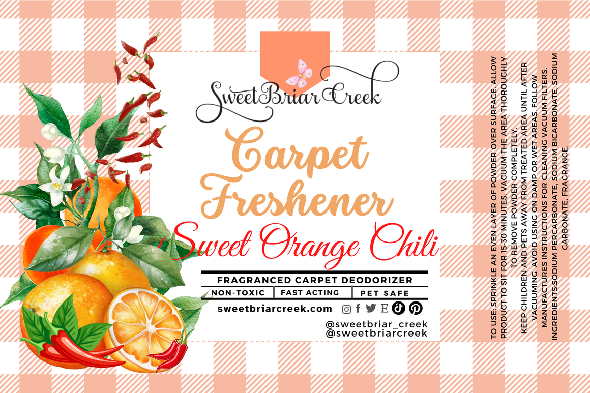 Sweet Orange Chili Carpet Freshener Powder