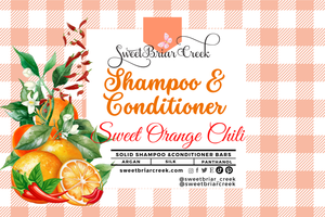 Sweet Orange Chili Shampoo & Conditioner Bars
