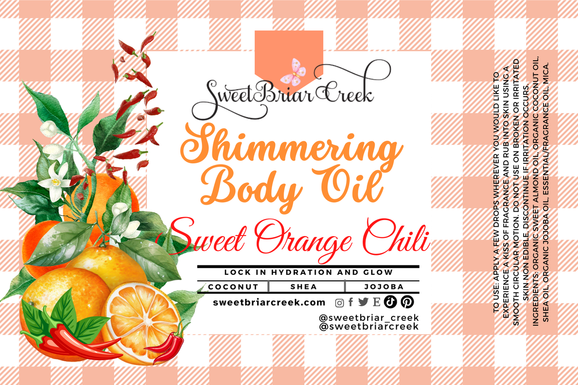 Sweet Orange Chili Shimmering Body Oil