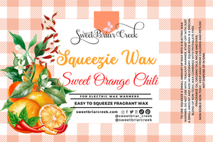 Sweet Orange Chili Squeezie Wax + Scoopable melts for Waxwarmer