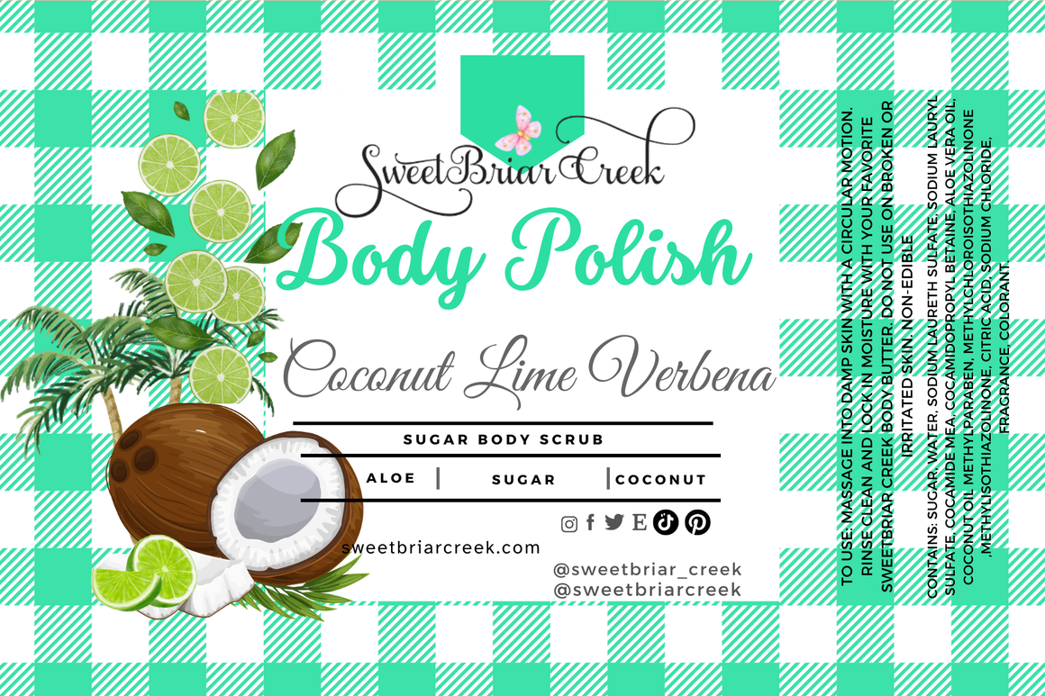 Coconut Lime Verbena Body Polish