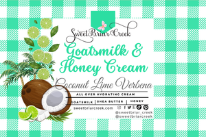 Coconut Lime Verbena Goat Milk & Honey Body Creme