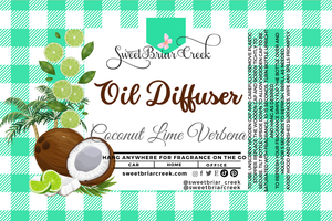 Coconut Lime Verbena Hanging Car Diffuser & Refills