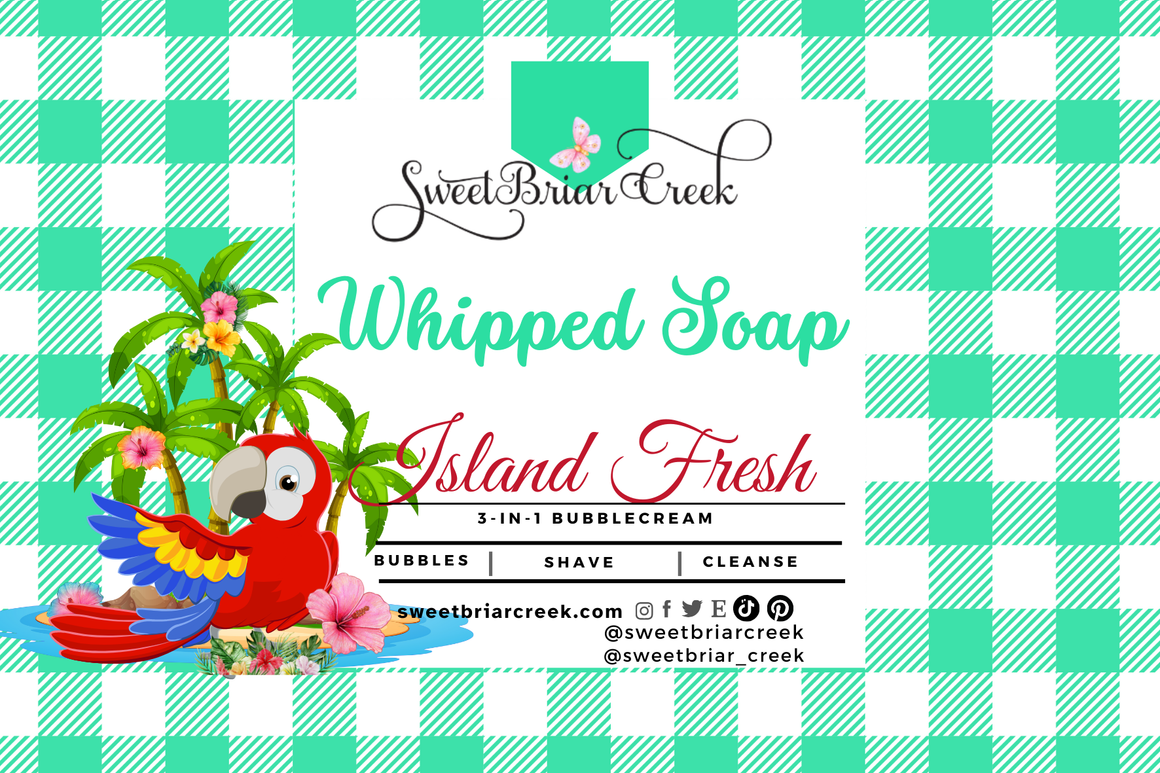 Island Fresh Whipped Soap & Shaving Cream