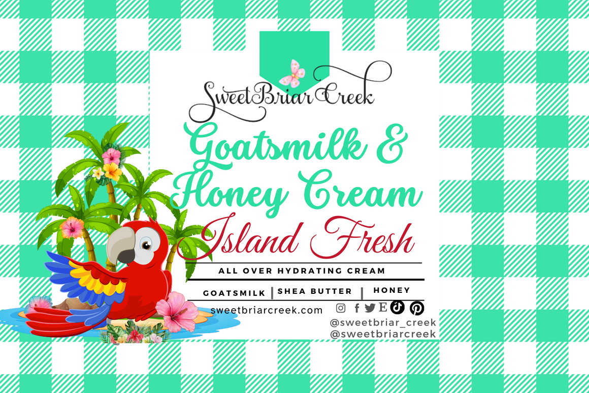 Island Fresh Goat Milk & Honey Body Creme