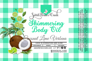 Coconut Lime Verbena Shimmering Body Oil