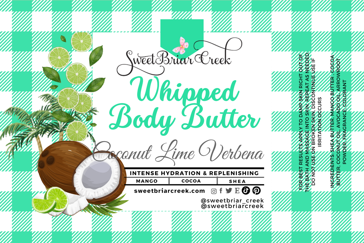 Coconut Lime Verbena Whipped Body Butter