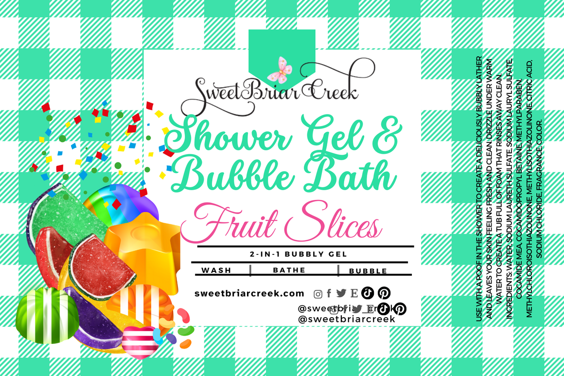 Fruit Slices Body Wash + Bubble Bath