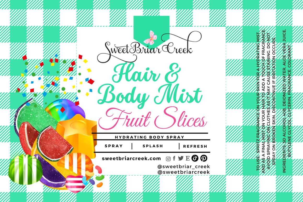 Fruit Slices Hair & Body Mist