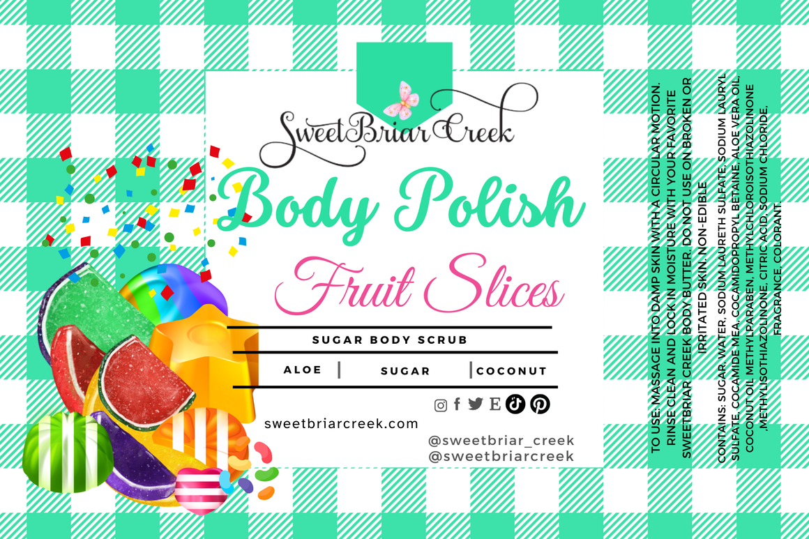 Fruit Slices Body Polish