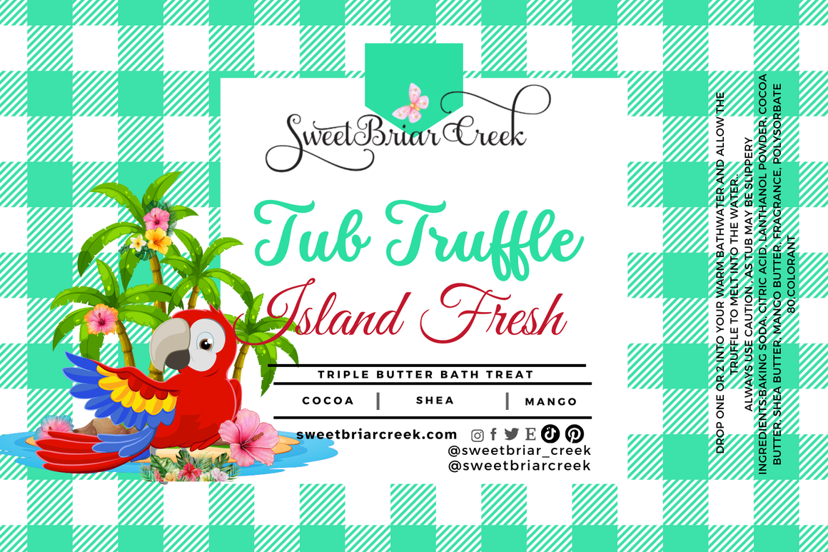 Island Fresh Bath Butter Tub Truffles