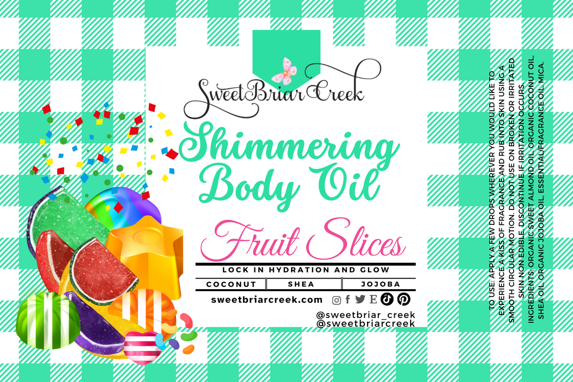 Fruit Slices Shimmering Body Oil