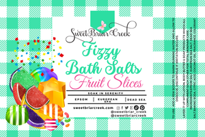 Fruits Slices  Fizzy Bath Salt