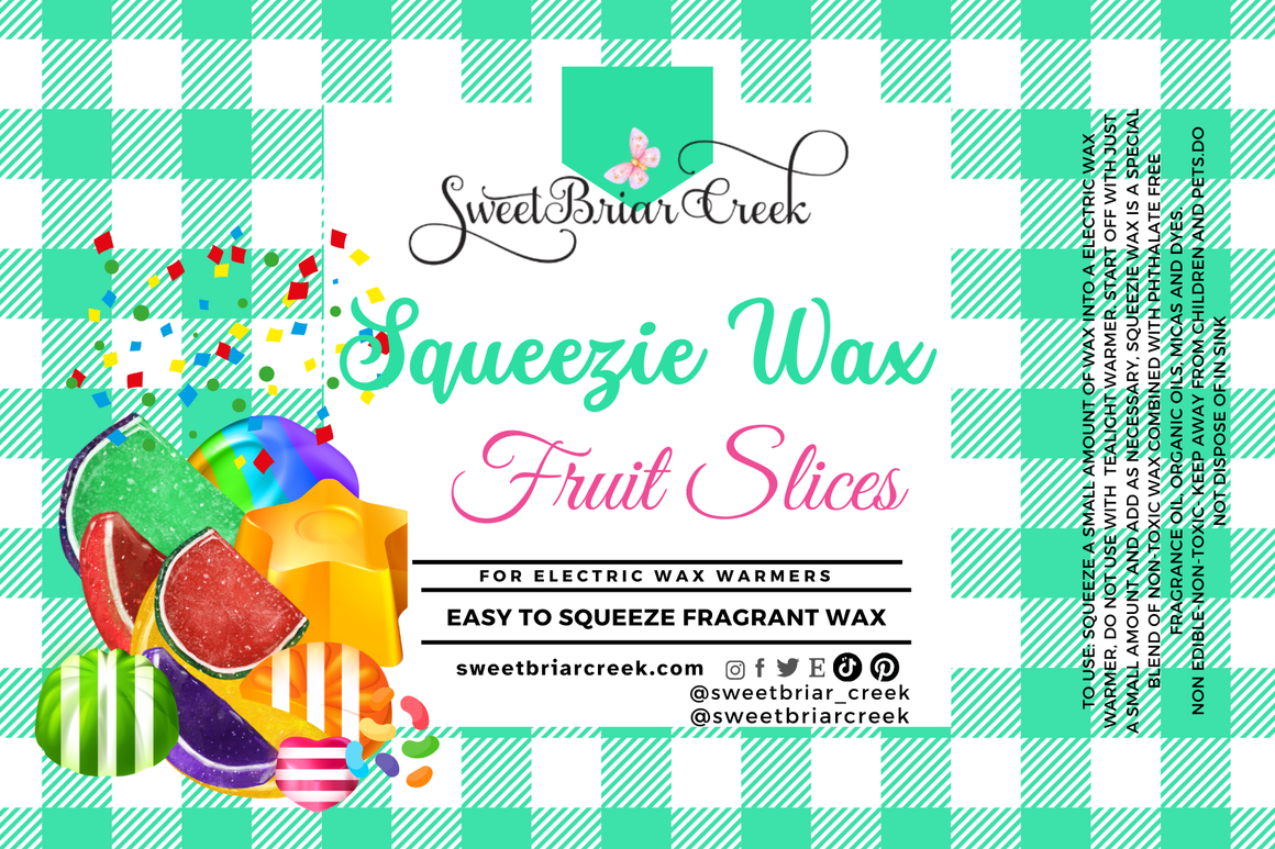 Fruit Slices  Squeezie Wax + Scoopable melts for Waxwarmer