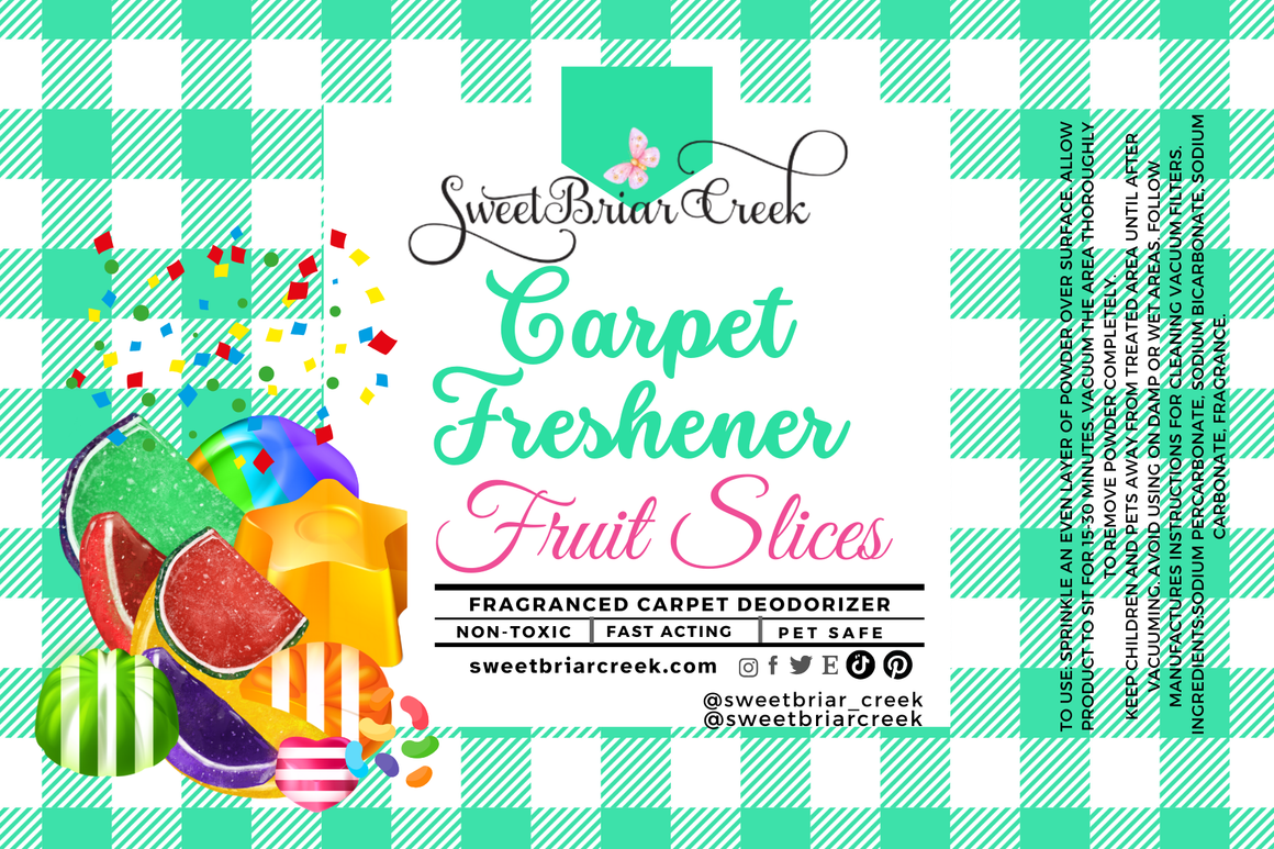 Fruit Slices Carpet Freshener Powder