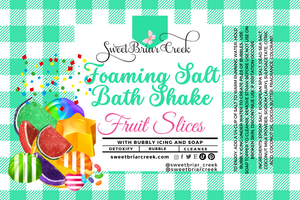 Fruit Slices Foaming Salt Bath Shake