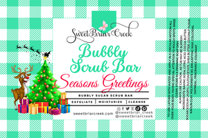 Season's Greetings Bubbly Scrub Body Bars