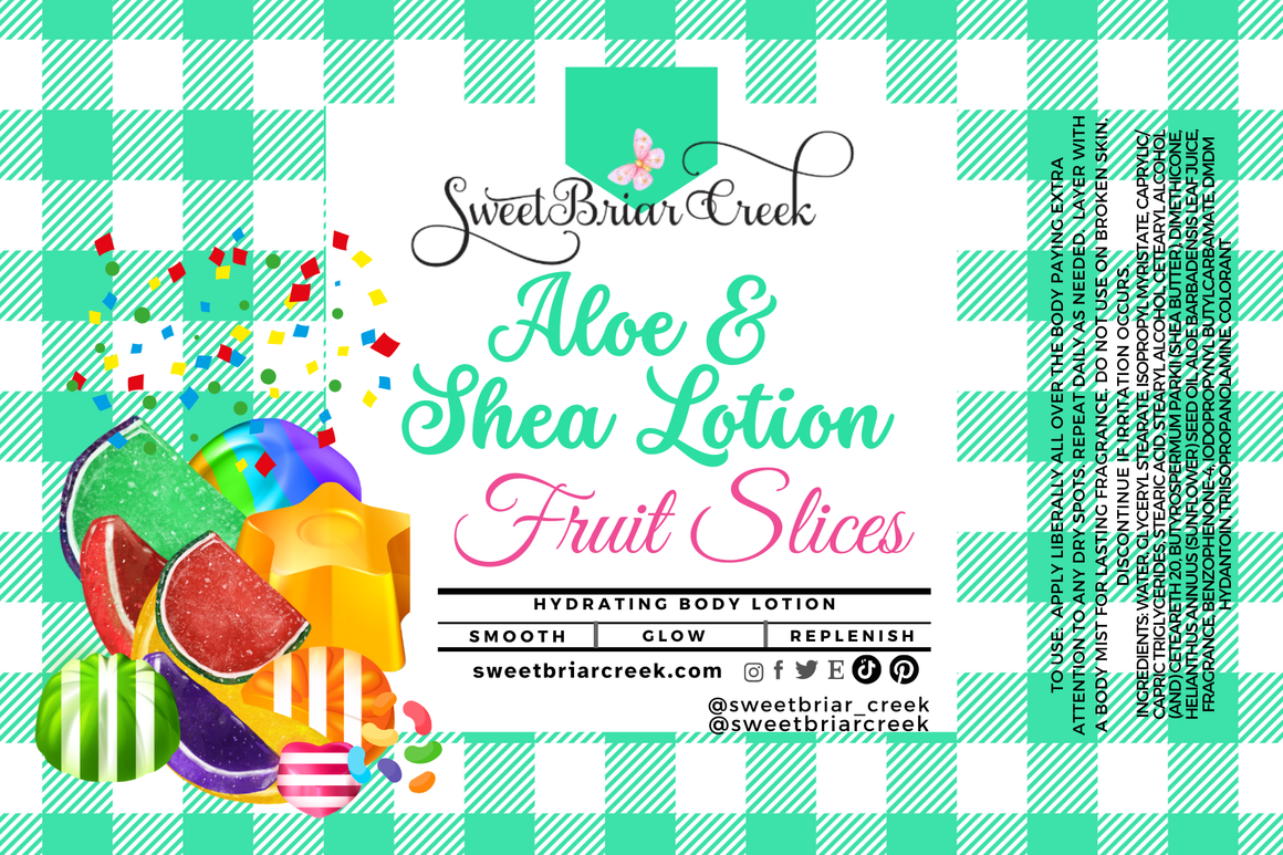 Fruit Slices Shea & Aloe Body Lotion