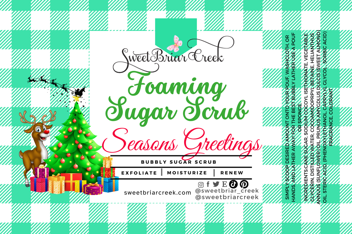 Season's Greetings  Whipped Sugar Scrub