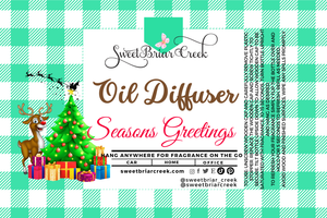 Season's Greetings Hanging Car Diffuser & Refills