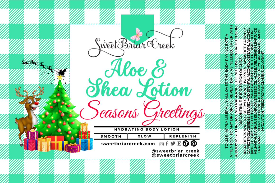 Season's Greetings Shea & Aloe Body Lotion