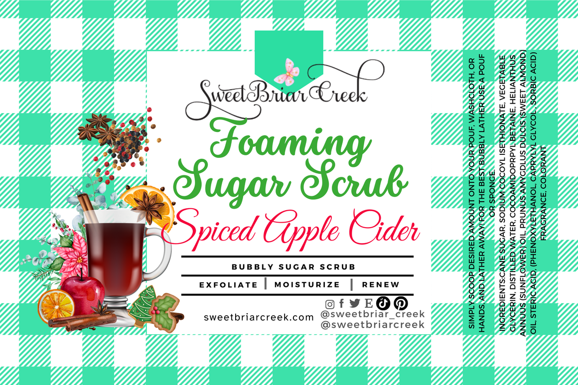 Spiced Apple Cider  Whipped Sugar Scrub