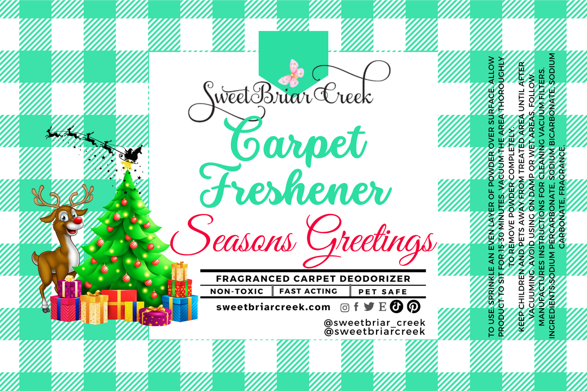 Season's Greetings Carpet Freshener Powder