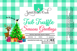 Season's Greetings Bath Butter Tub Truffles