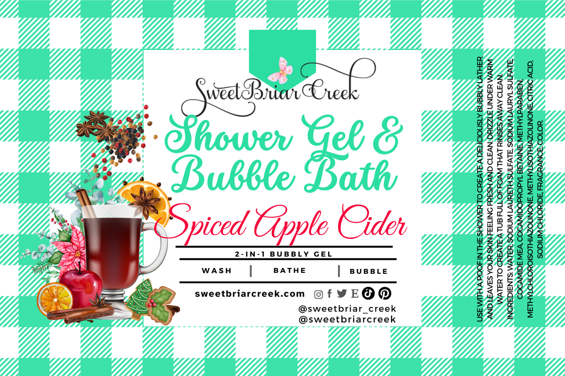 Spiced Apple Cider Body Wash + Bubble Bath